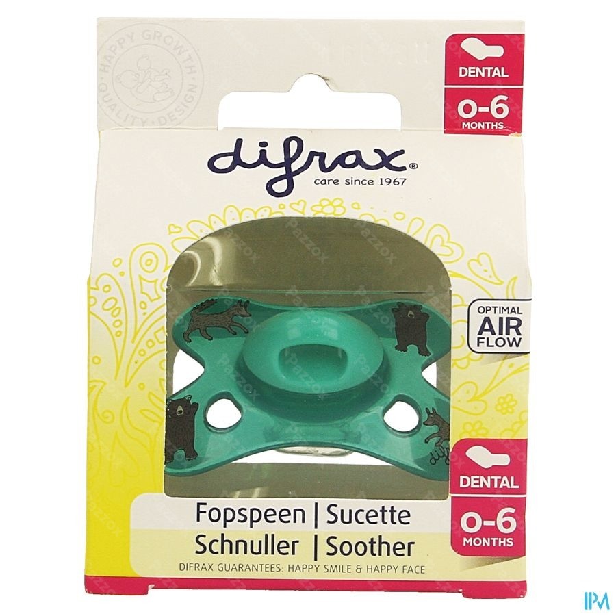 Difrax Sucette Silicone Mini-dental 0-6m 799