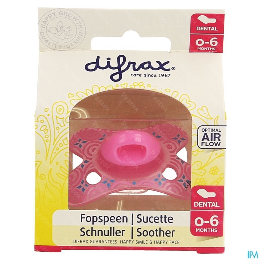 Difrax Sucette Silicone Mini-dental 0-6m 799