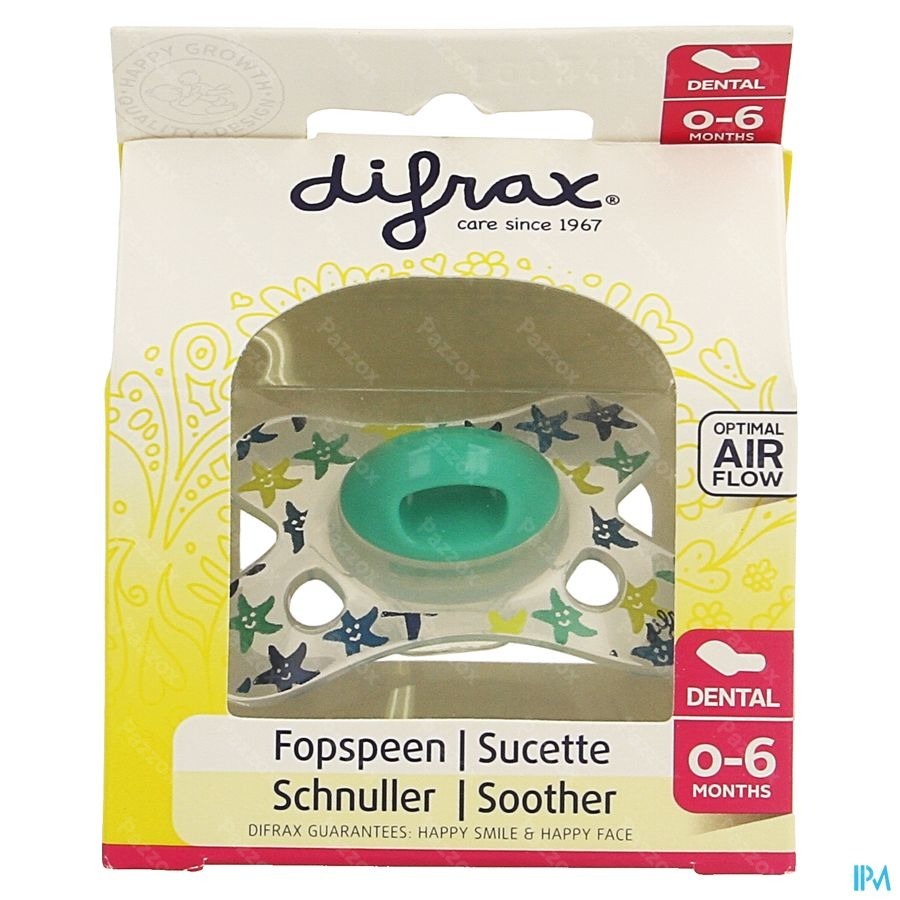 Difrax Sucette Silicone Mini-dental 0-6m 799