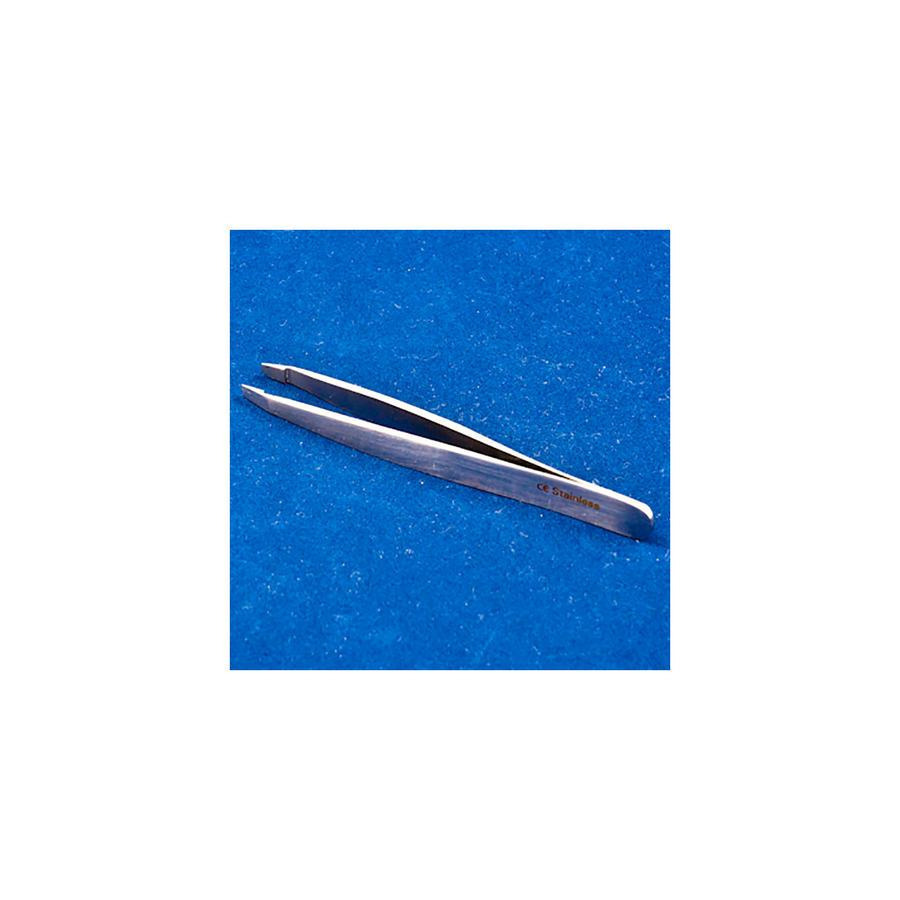 Epileerpincet Zilverkleur Recht 8cm Pontos