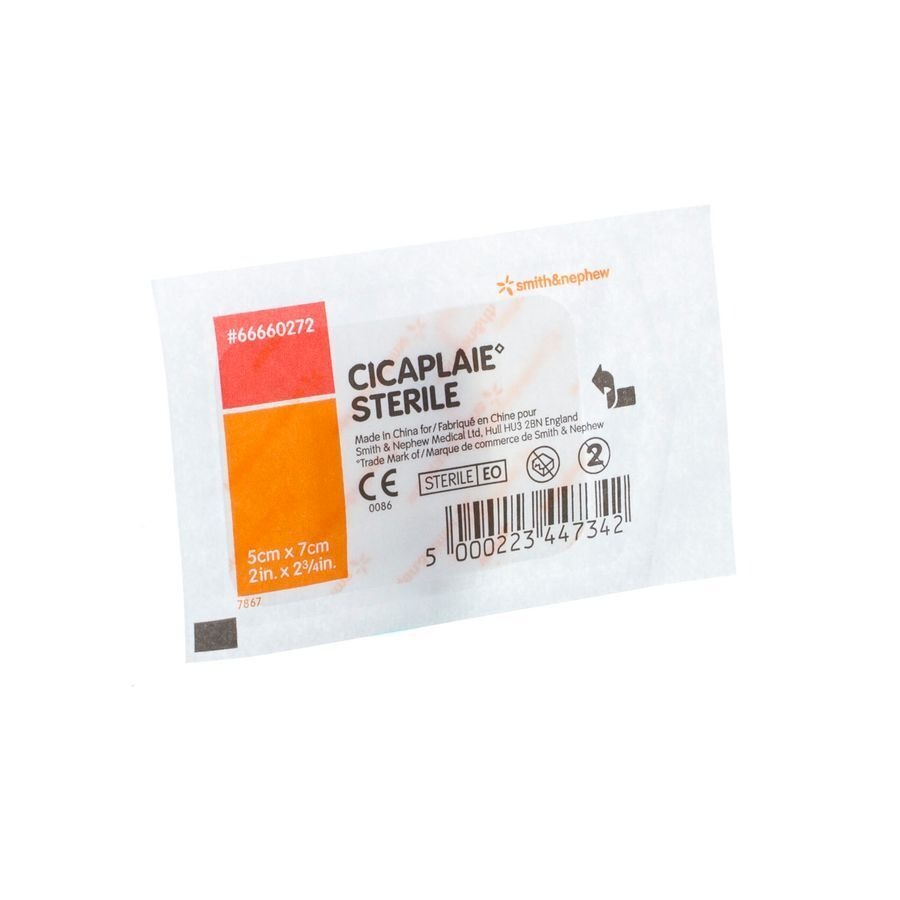 Cicaplaie Verb Steriel 5,0cmx 7cm 1 66660272