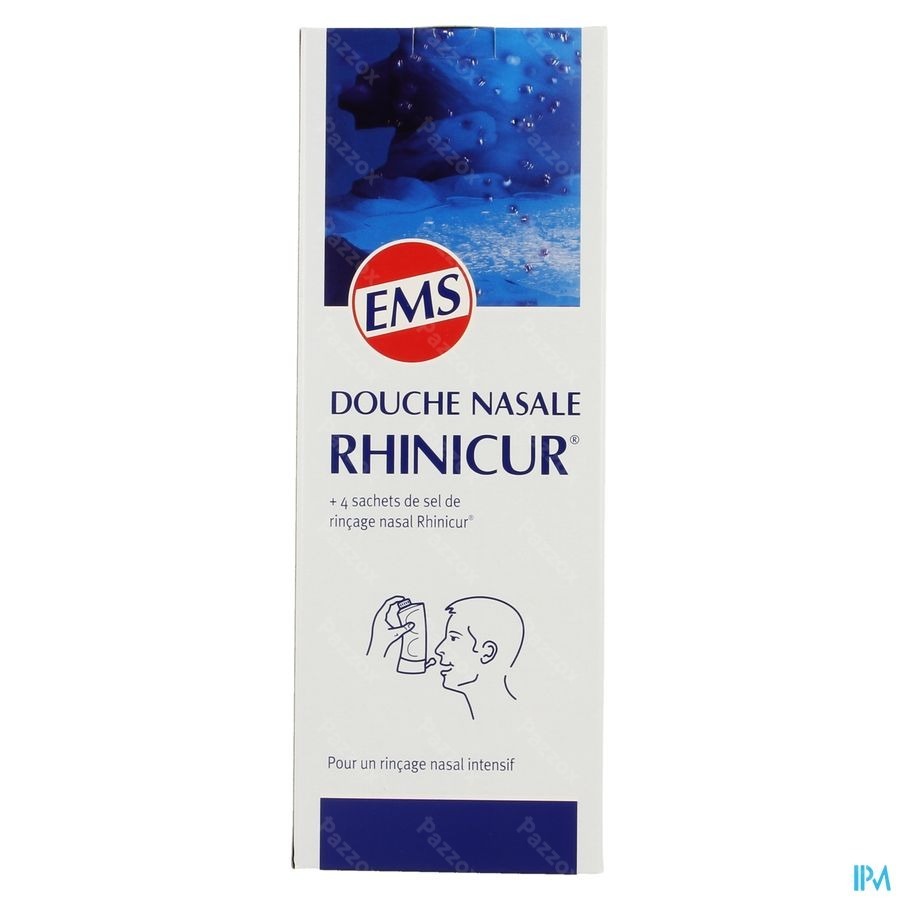 Rhinicur Douche Nasale + 4 Sachets Sel Rincage