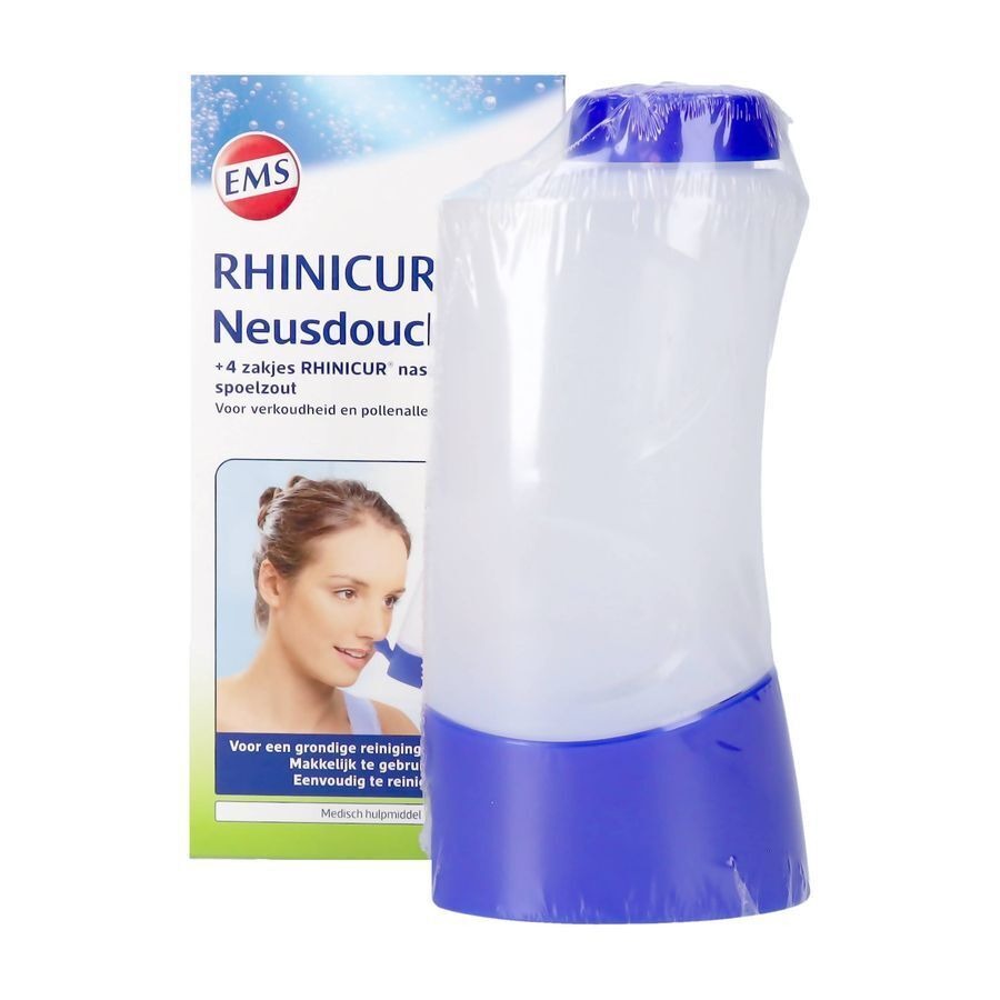 Rhinicur Douche Nasale + 4 Zakjes Spoelzout
