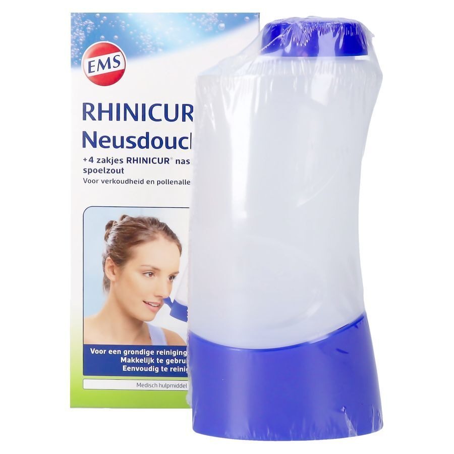 Rhinicur Douche Nasale + 4 Zakjes Spoelzout