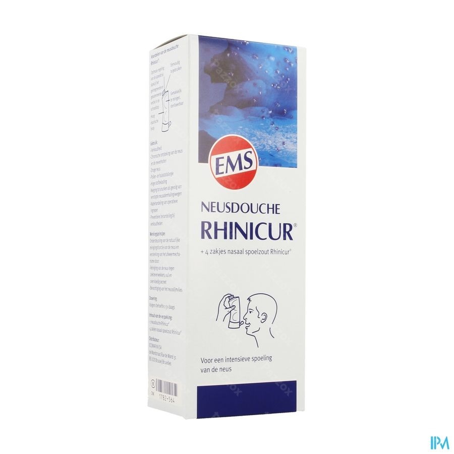 Rhinicur Douche Nasale + 4 Zakjes Spoelzout