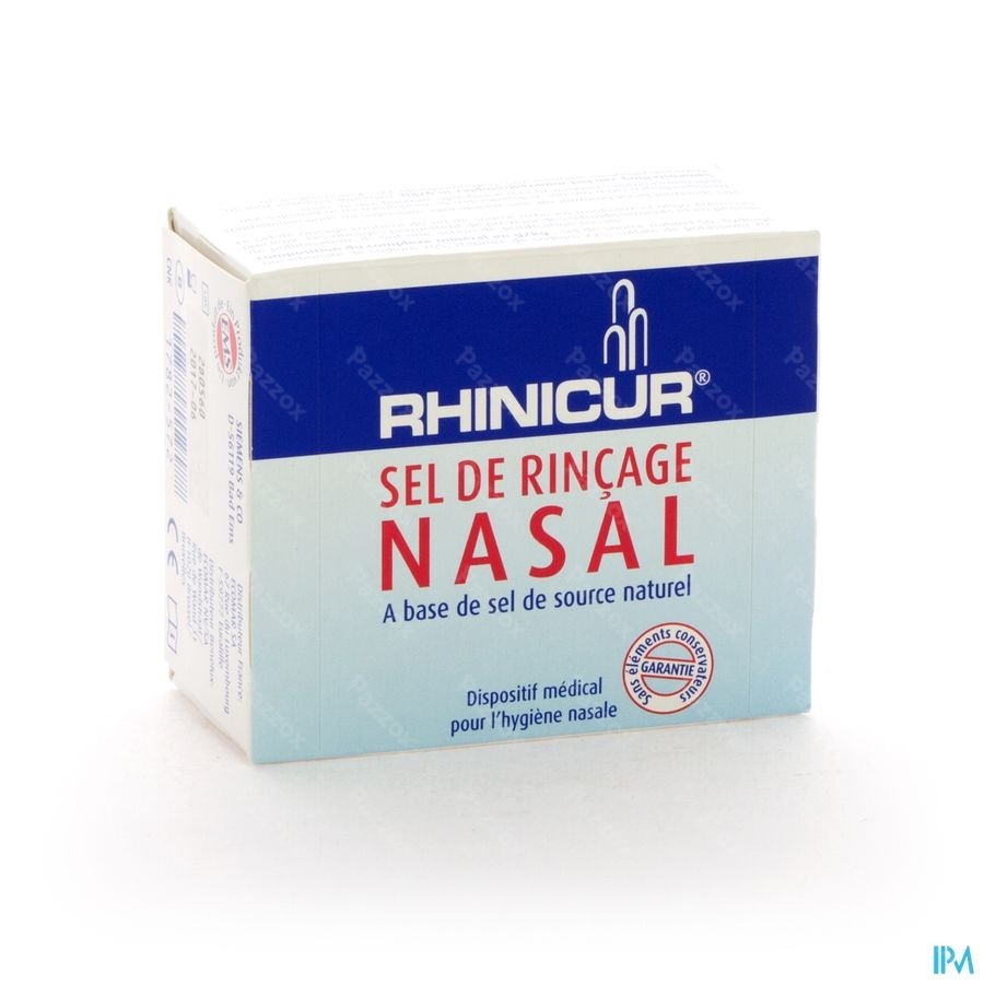 Rhinicur Douche nasal + 4 sachets de sel de rinçage nasal - Pharmacie en  ligne