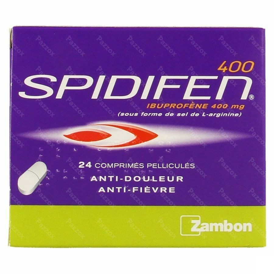 Spidifen 400 Comp Enrob 24 X 400mg