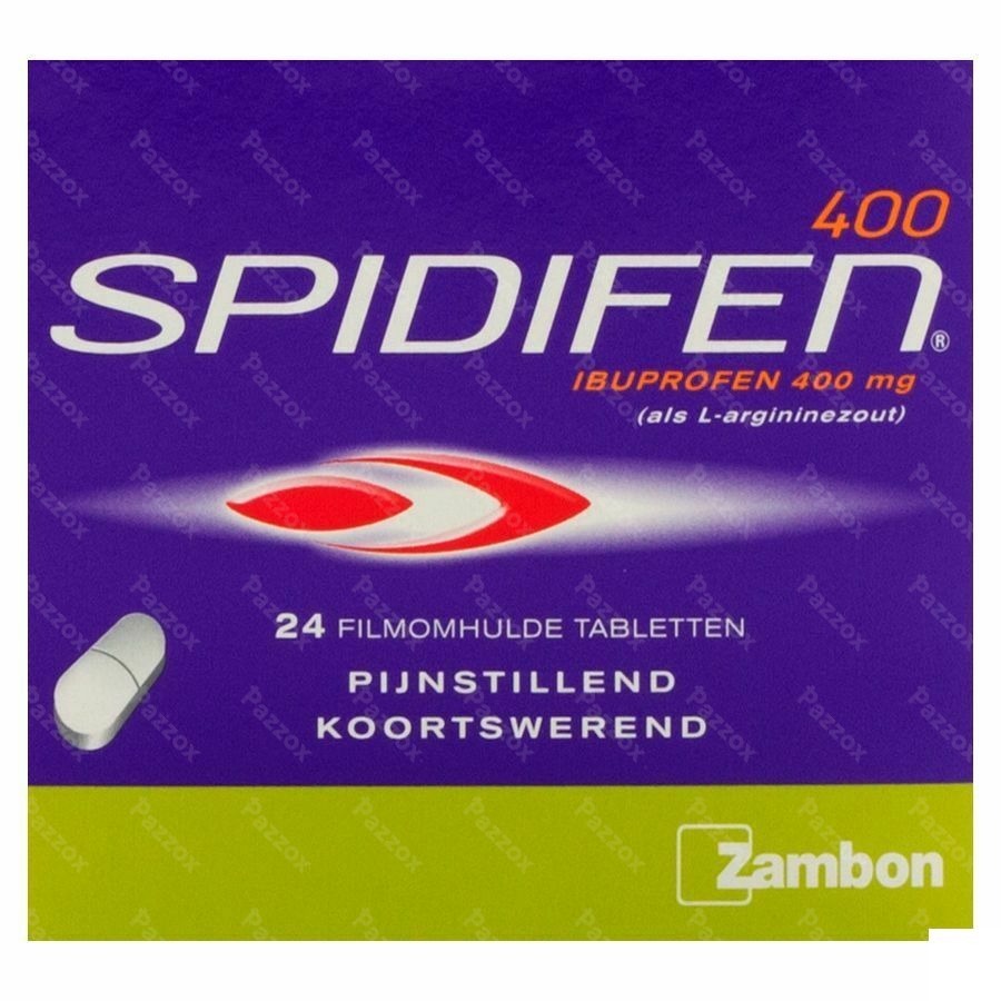 Spidifen 400 Comp Enrob 24 X 400mg