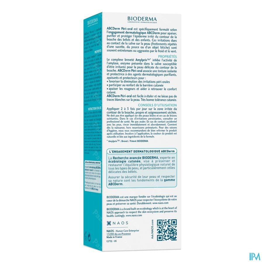 Bioderma Abcderm Peri-oral Creme 40ml