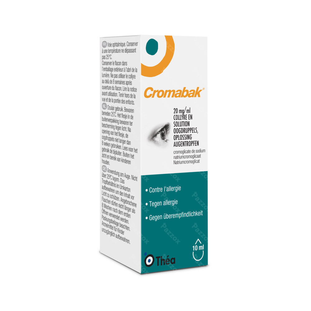 Cromabak 20mg/ml Oogdruppels 10ml