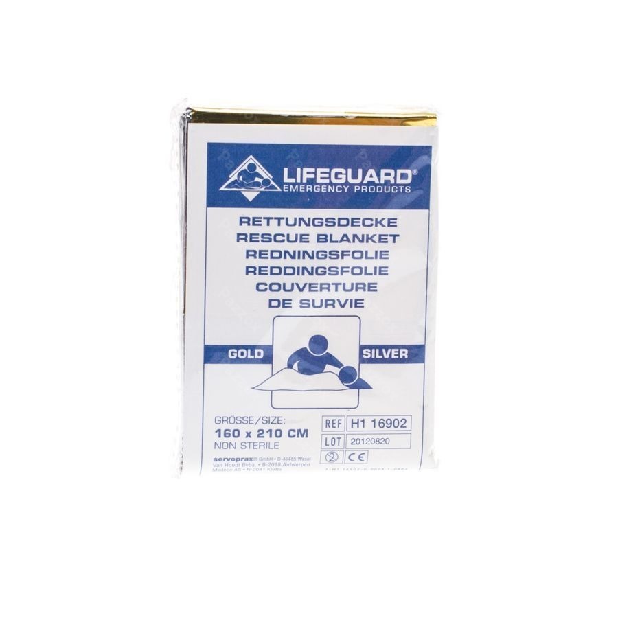 Couverture Sauvetage Aluminium 160cmx220cm Vf-med