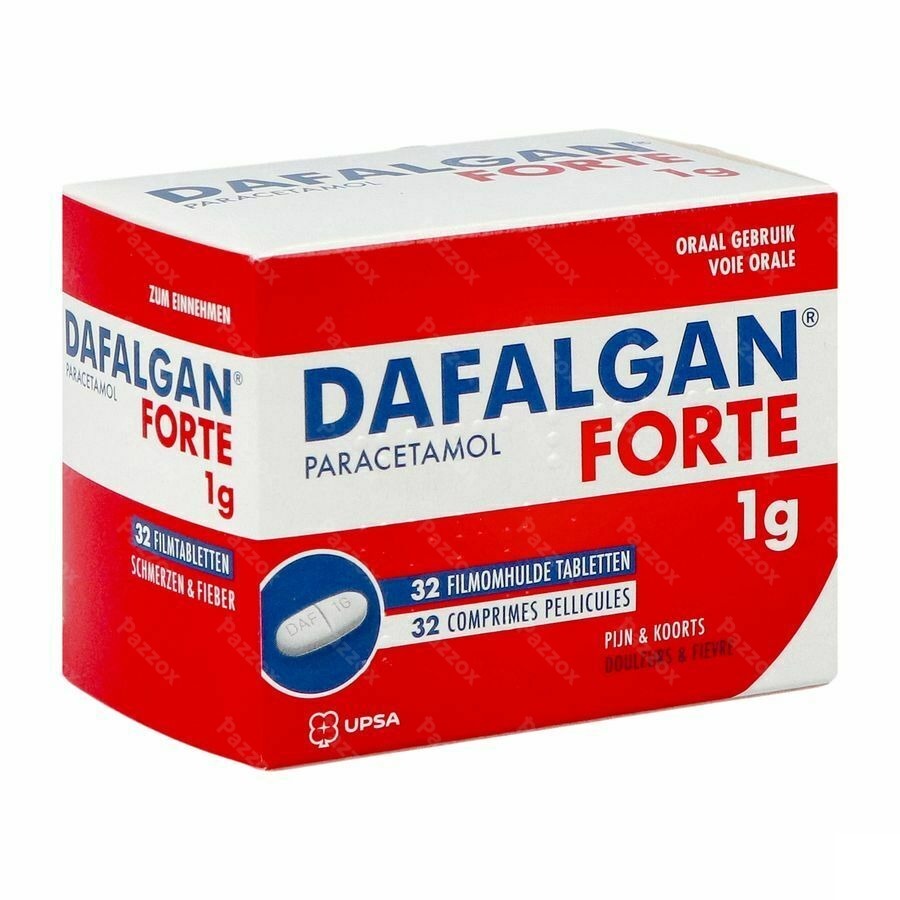 Dafalgan Forte 1g 32 Comprimés