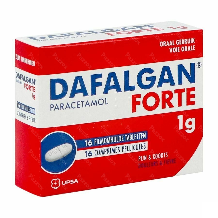 Dafalgan Forte 1g 16 Comprimes