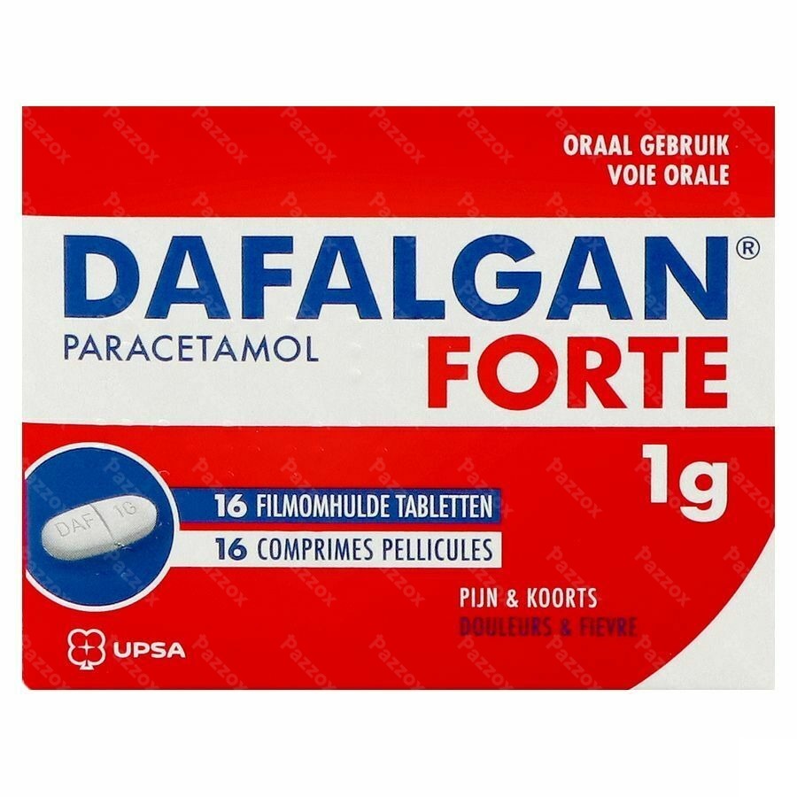 Dafalgan Forte 1g 16 Comprimes