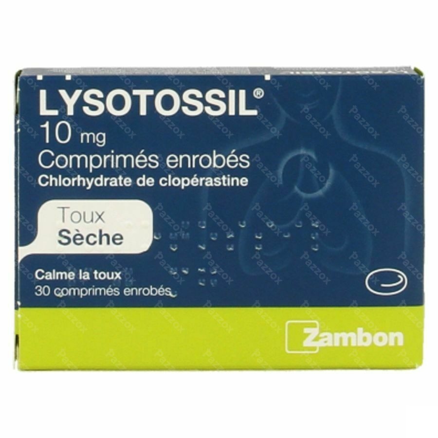 Lysotossil 10mg 30 Comprimés