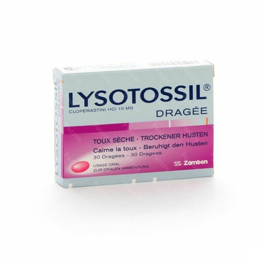 Lysotossil 10mg 30 Comprimés