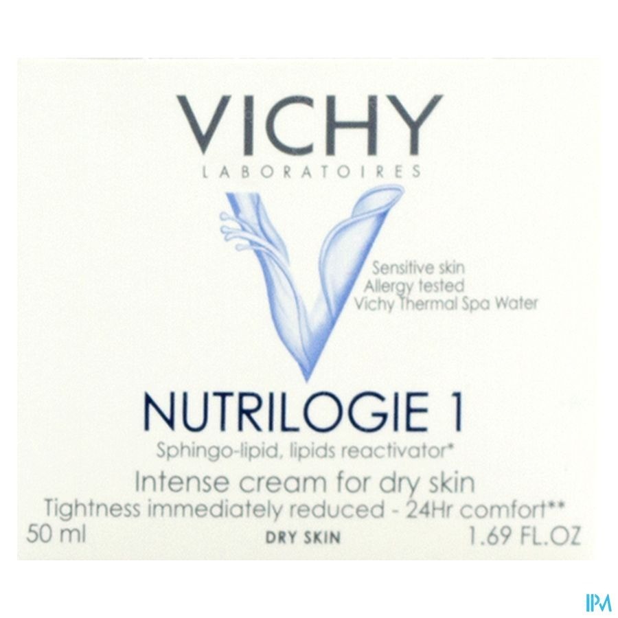 Vichy Nutrilogie 1 Intensieve Dagcrème Droge Huid 50ml