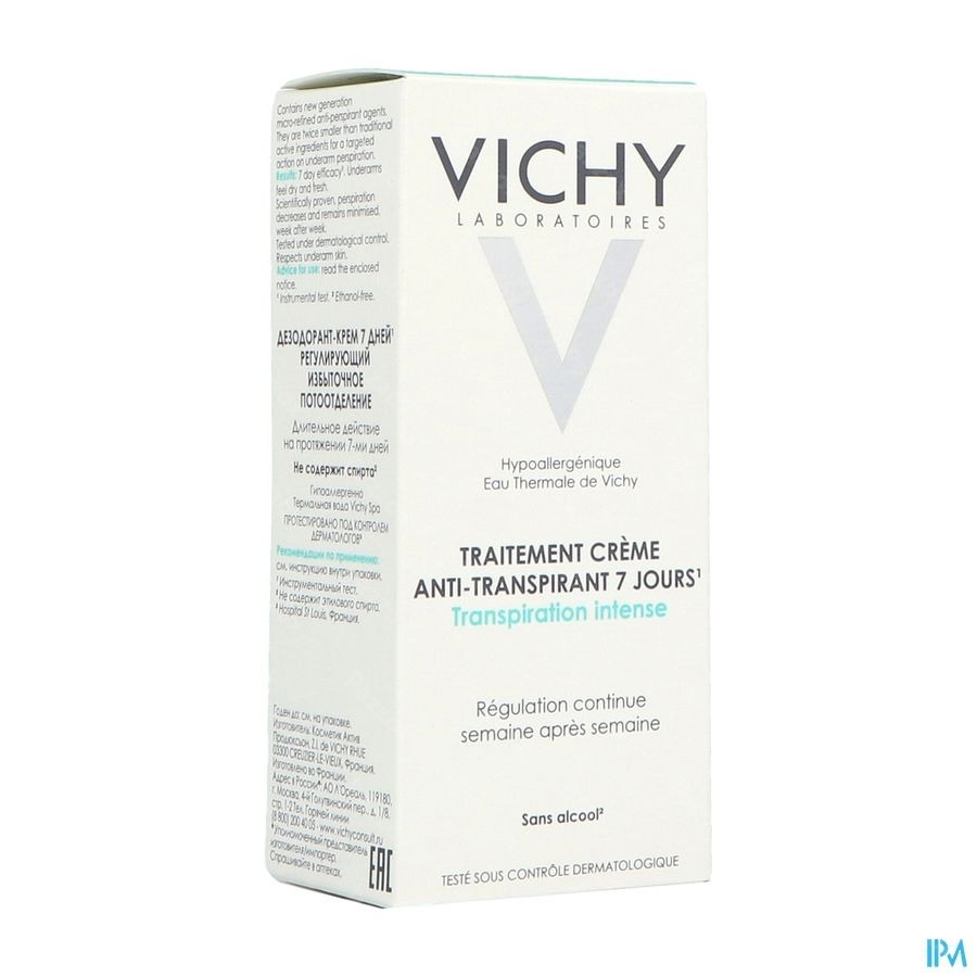 Vichy Deo Transp. Intense Creme 7d 30ml