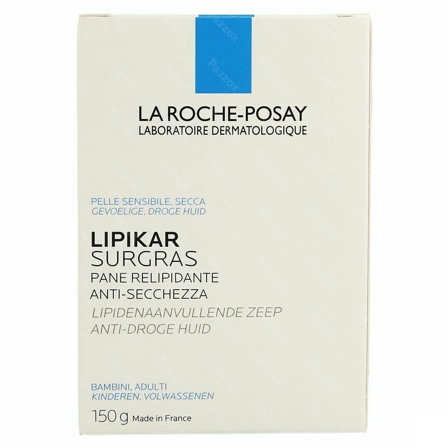 La Roche-Posay Lipikar Surgras Reinigend Wasstuk tegen Uitdroging 150gr