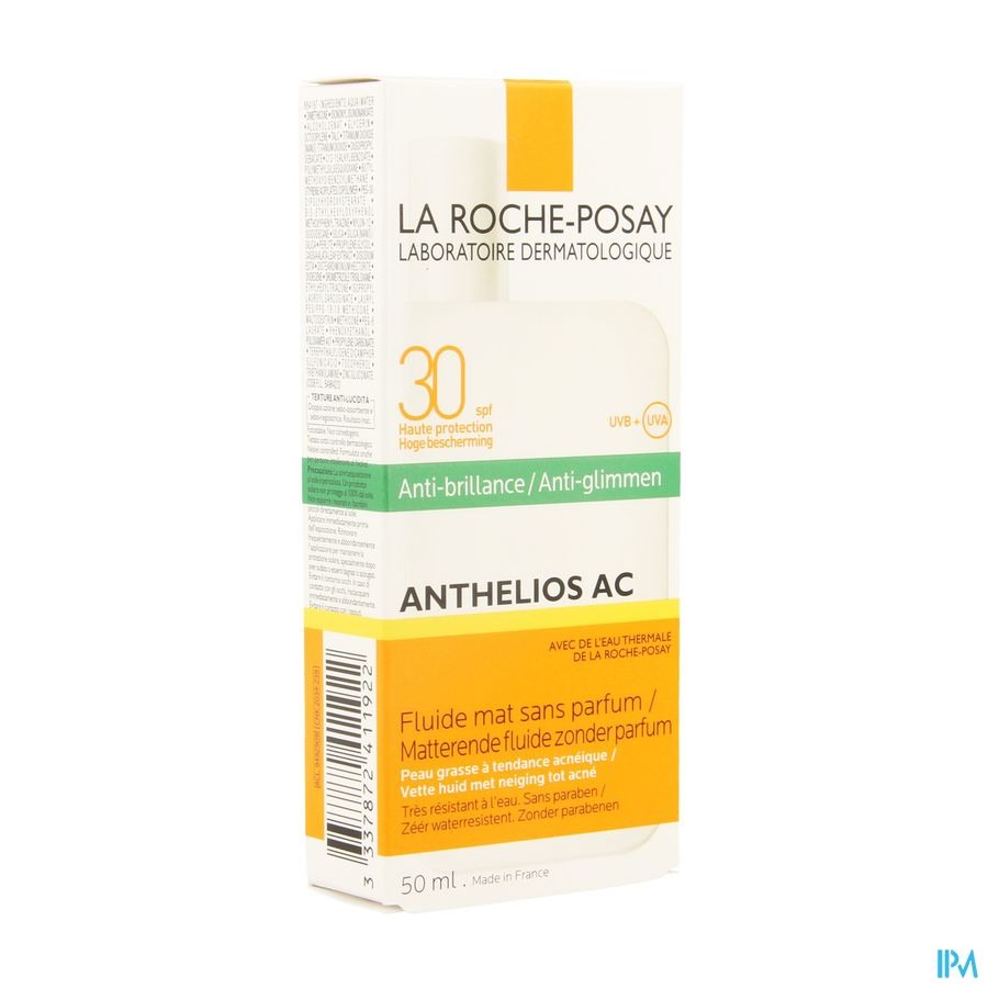 La Roche Posay Anthelios Fluide Ac Ip30 50ml