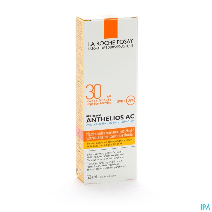 La Roche Posay Anthelios Fluide Ac Ip30 50ml