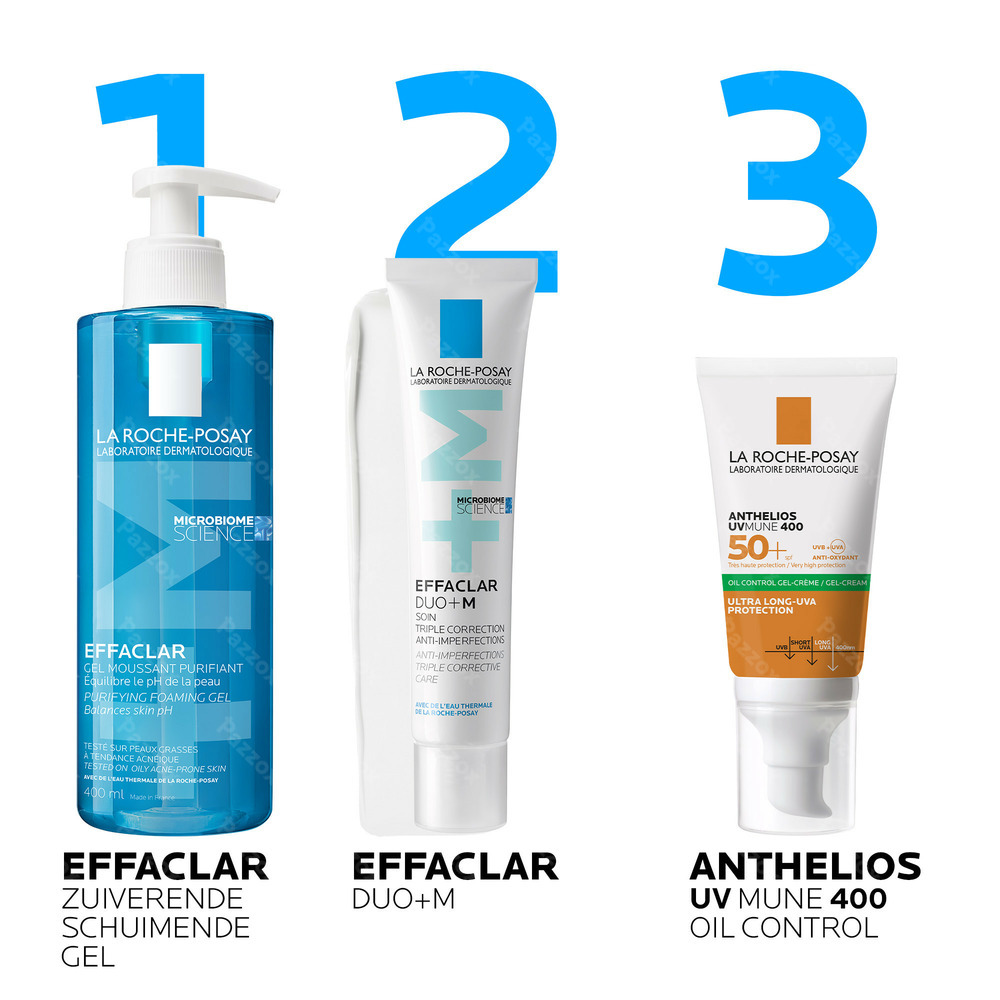 La Roche-Posay Effaclar +M Zuiverende Gel 400ml