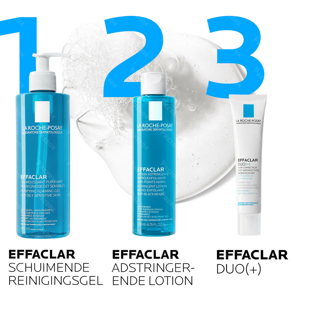 La Roche-Posay Effaclar +M Zuiverende Gel 400ml