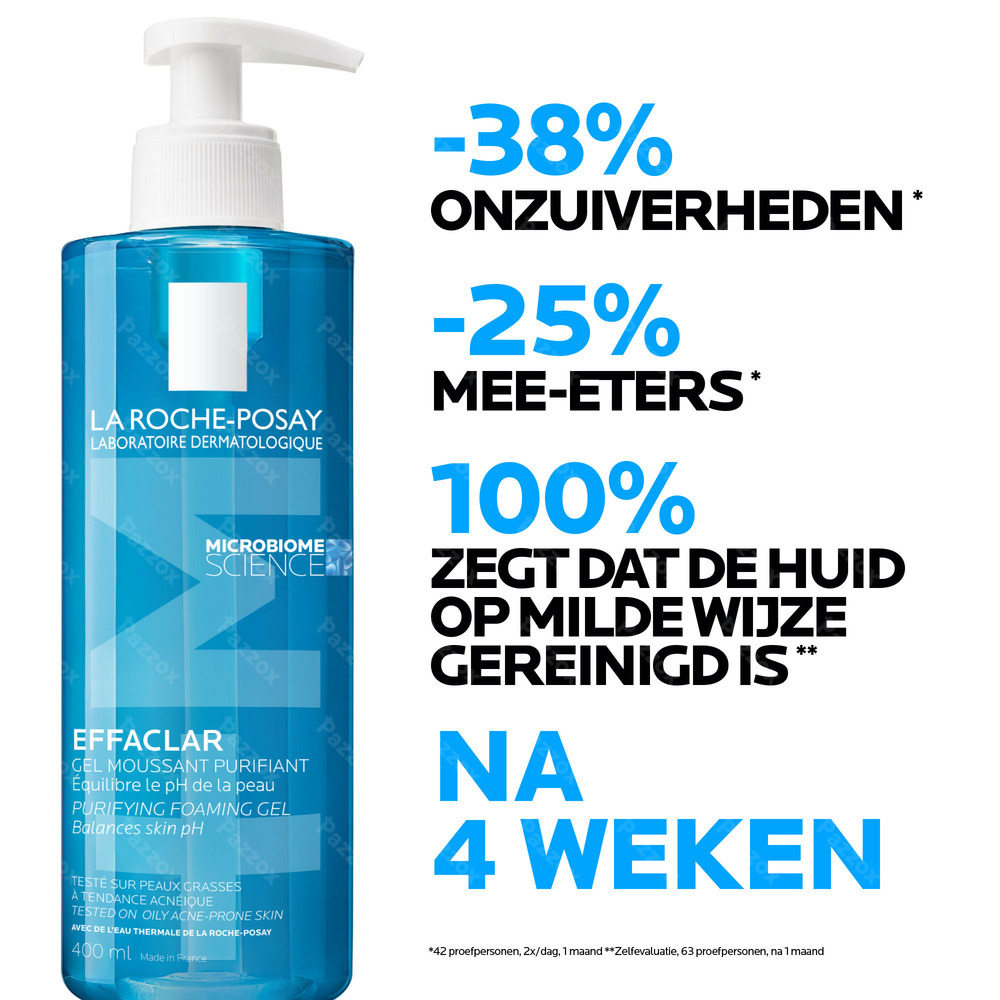 La Roche-Posay Effaclar +M Zuiverende Gel 400ml