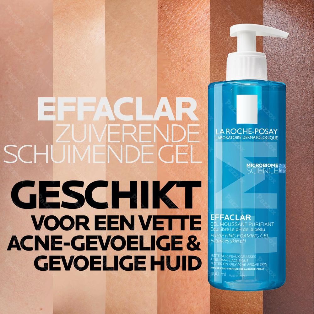 La Roche-Posay Effaclar +M Zuiverende Gel 400ml