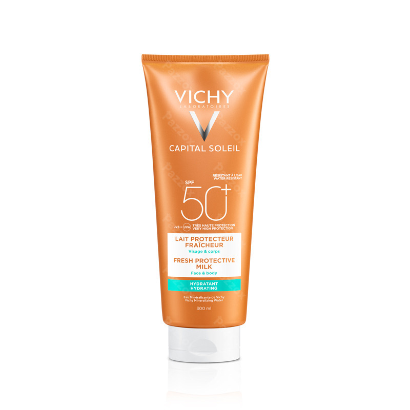 Vichy Capital Soleil Fresh Protective Milk Water Resistant SPF 50+ 300ml 