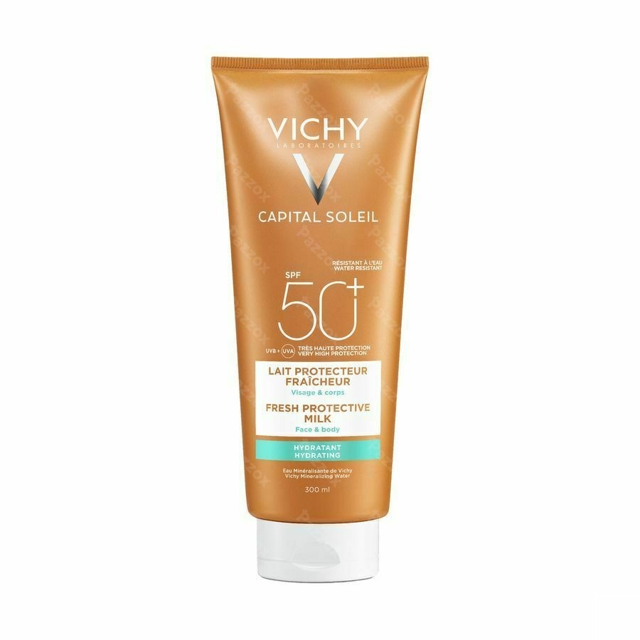 Vichy Capital Soleil Fresh Protective Milk Water Resistant SPF 50+ 300ml 