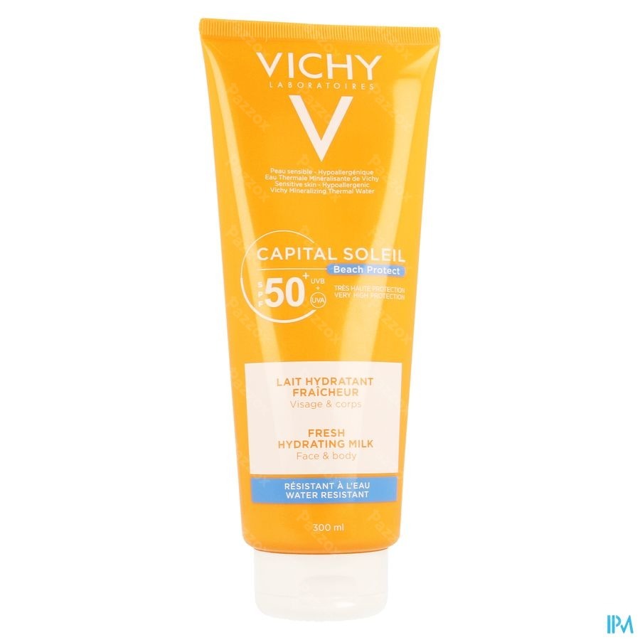 Vichy Capital Soleil Fresh Protective Milk Water Resistant SPF 50+ 300ml 