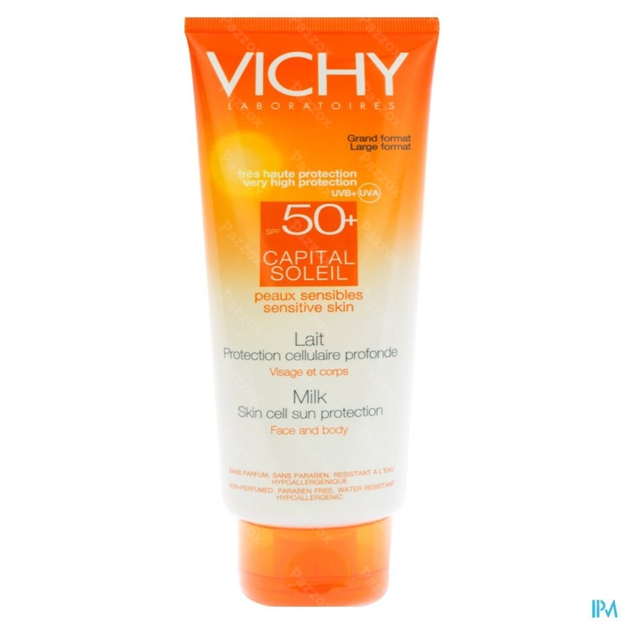 Vichy Capital Soleil Fresh Protective Milk Water Resistant SPF 50+ 300ml 