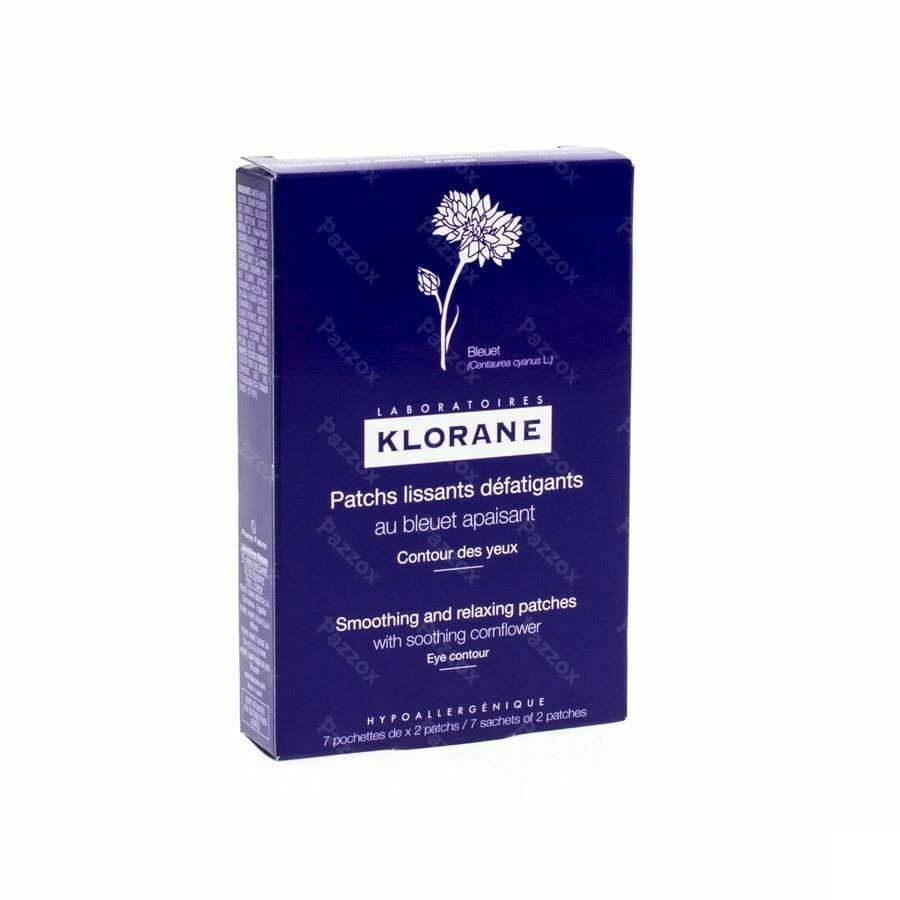 Klorane Bleuet Patch Defatigants 7x2