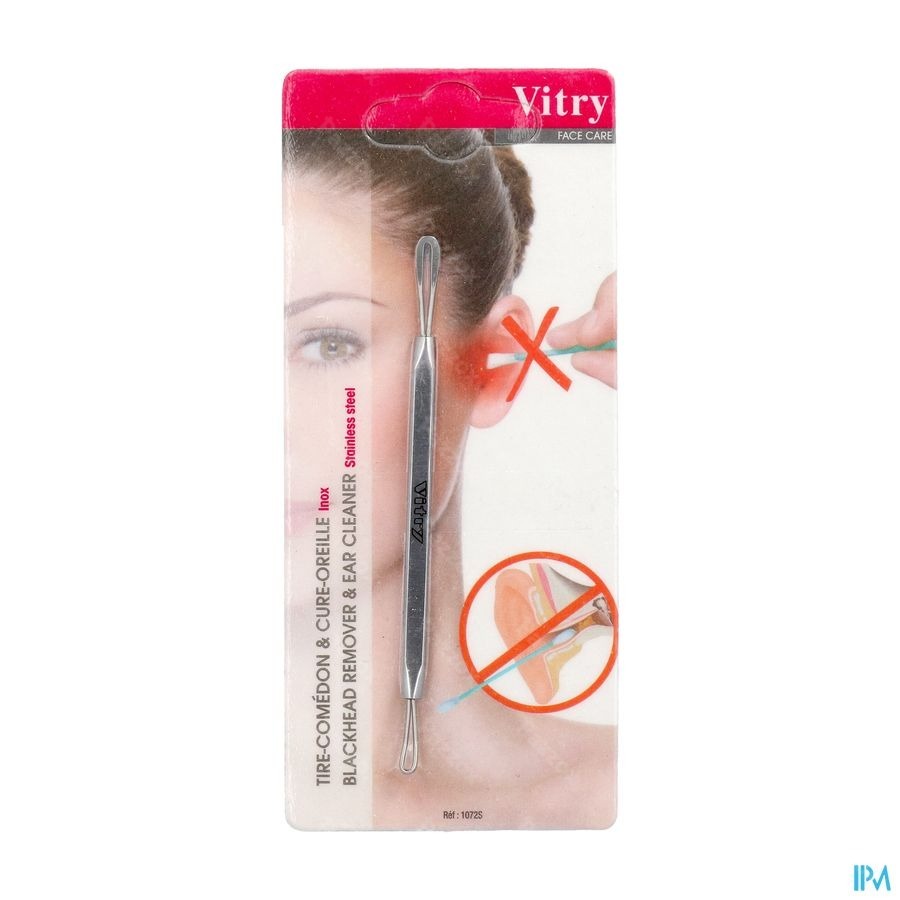 Tire-comedon/cure-oreille Inox