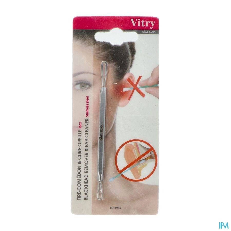 Tire-comedon/cure-oreille Inox