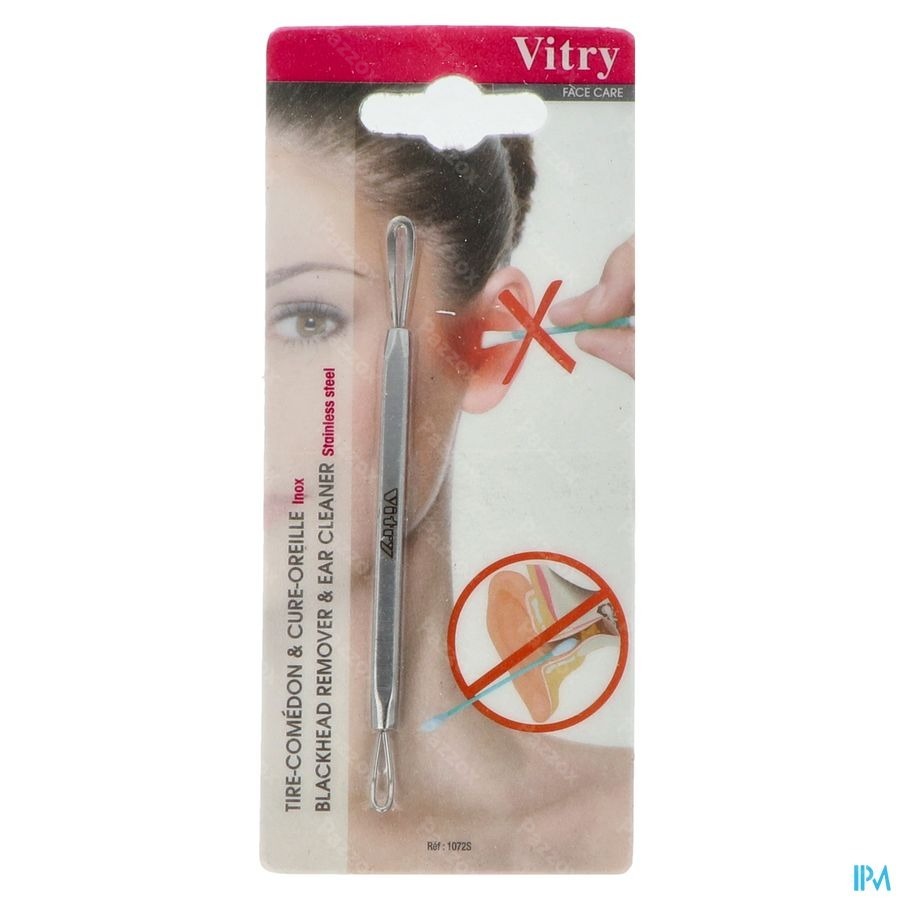 Tire-comedon/cure-oreille Inox