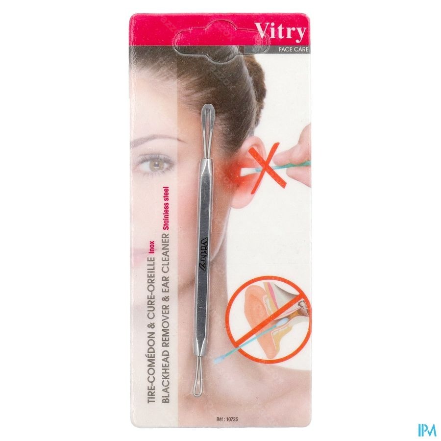Tire-comedon/cure-oreille Inox