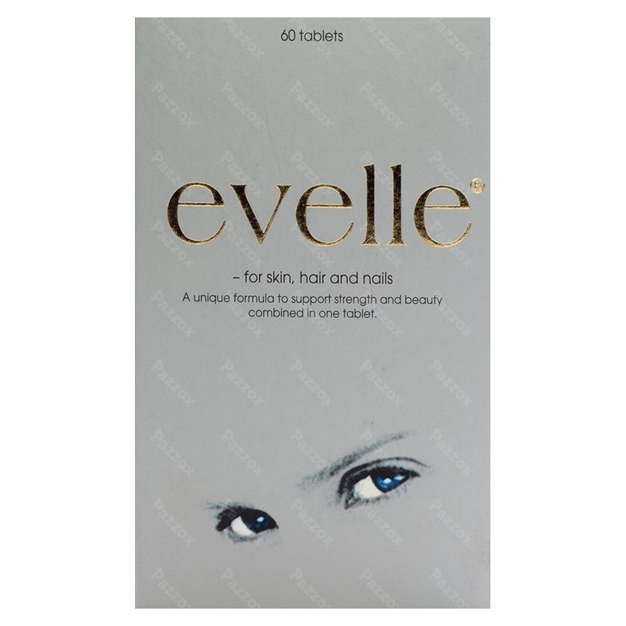 Pharma Nord Evelle Voedingssupplement Haar en Nagels 60 Tabletten
