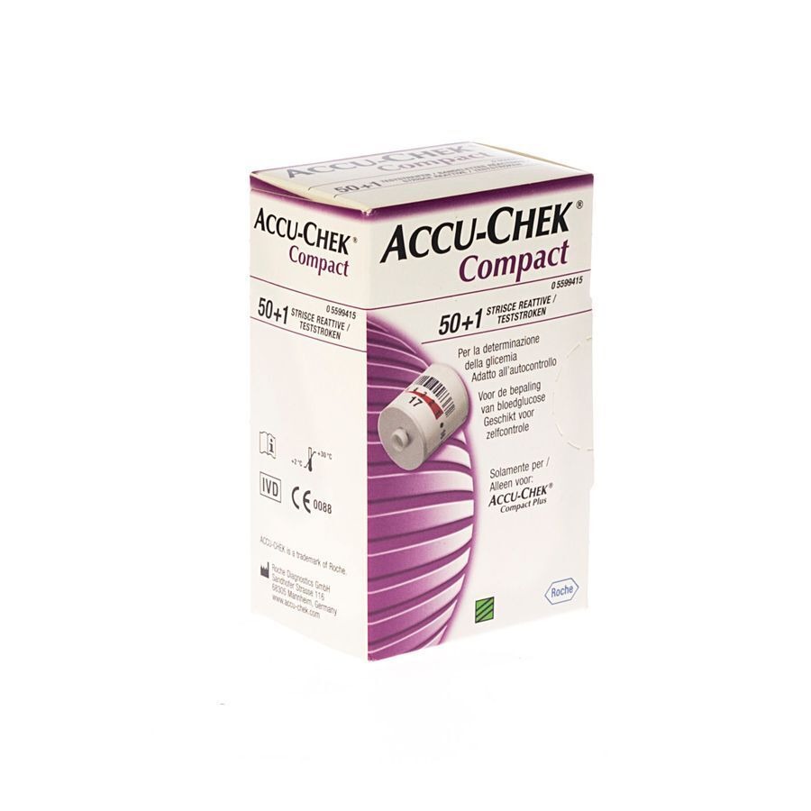 Accu Chek Compact Strips Glucose 3x17 5599415171