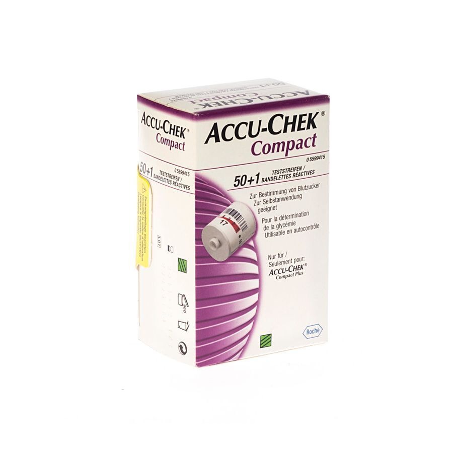 Accu Chek Compact Strips Glucose 3x17 5599415171