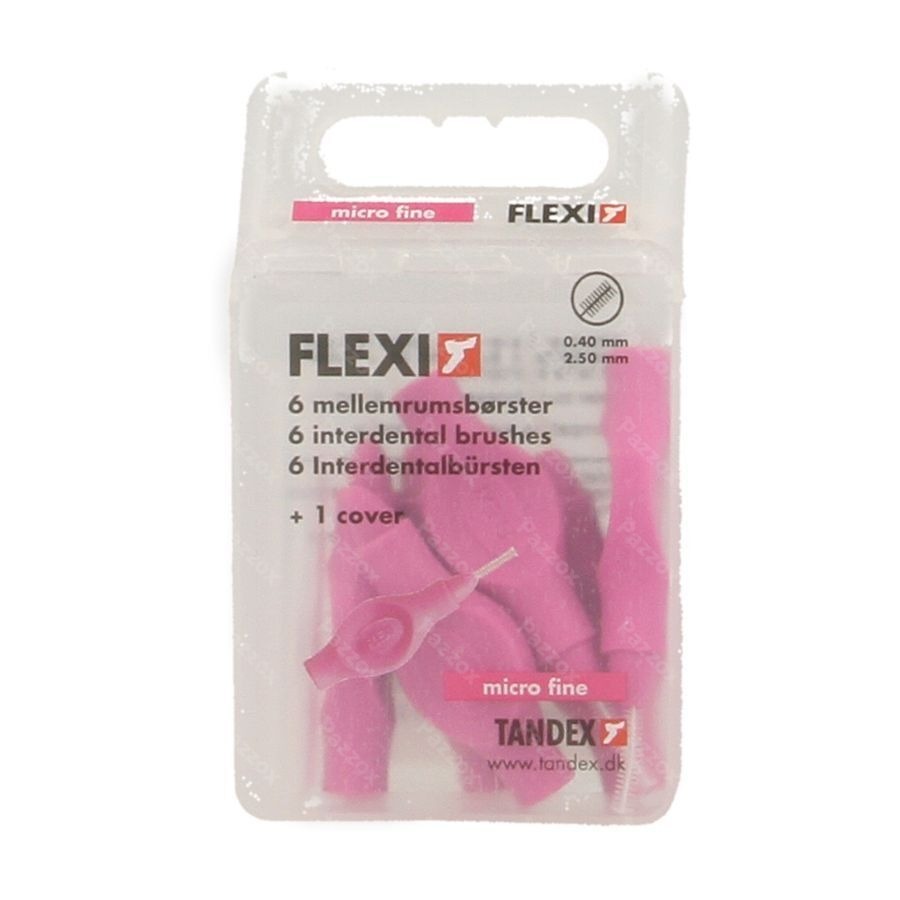 Flexi Fuchsia Brossette Micro Fine Interdentaire 6