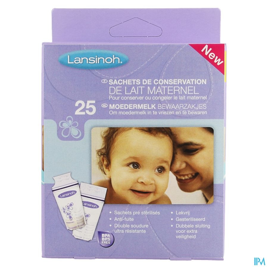 Lansinoh Sac Conservation Lait Maternel 25 99204