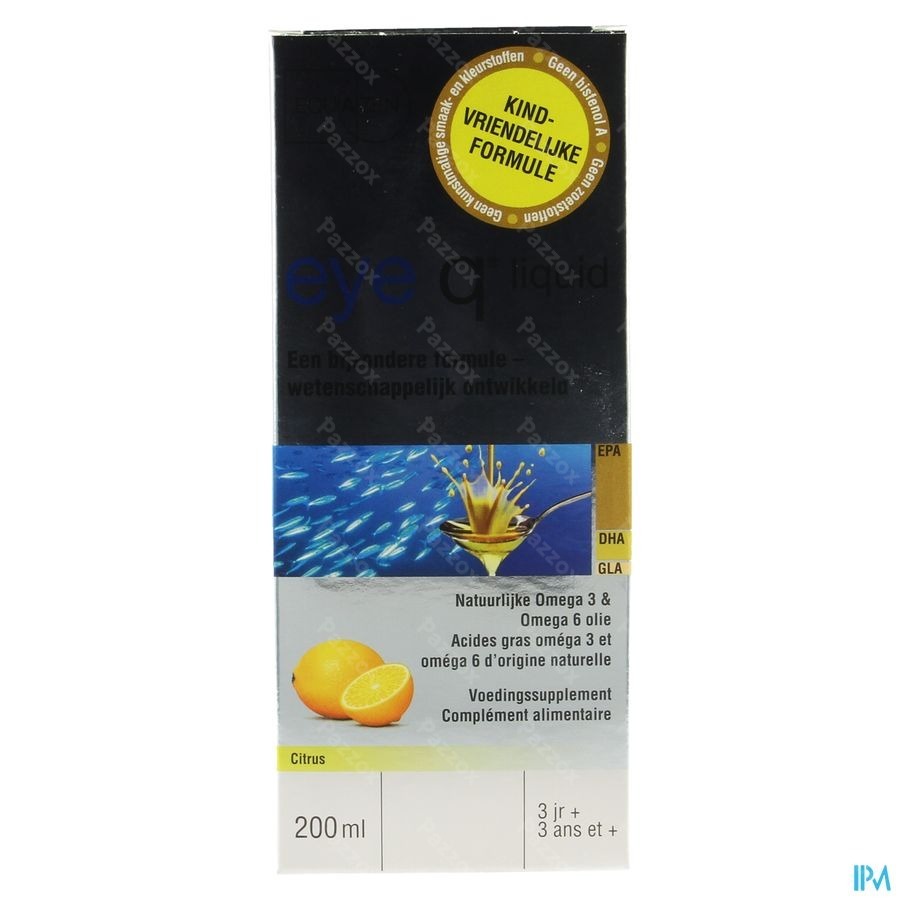 Eye Q Omega 3/6 Epa Citrus Springf.200mlcfr4418851