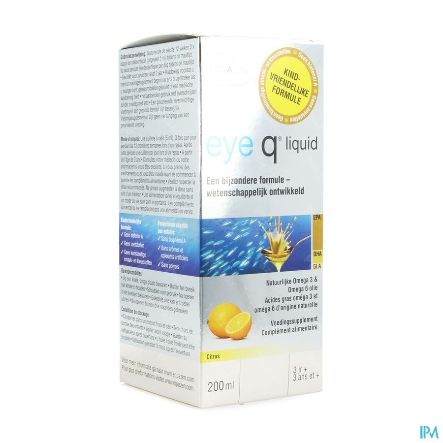 Eye Q Omega 3/6 Epa Citrus Springf.200mlcfr4418851