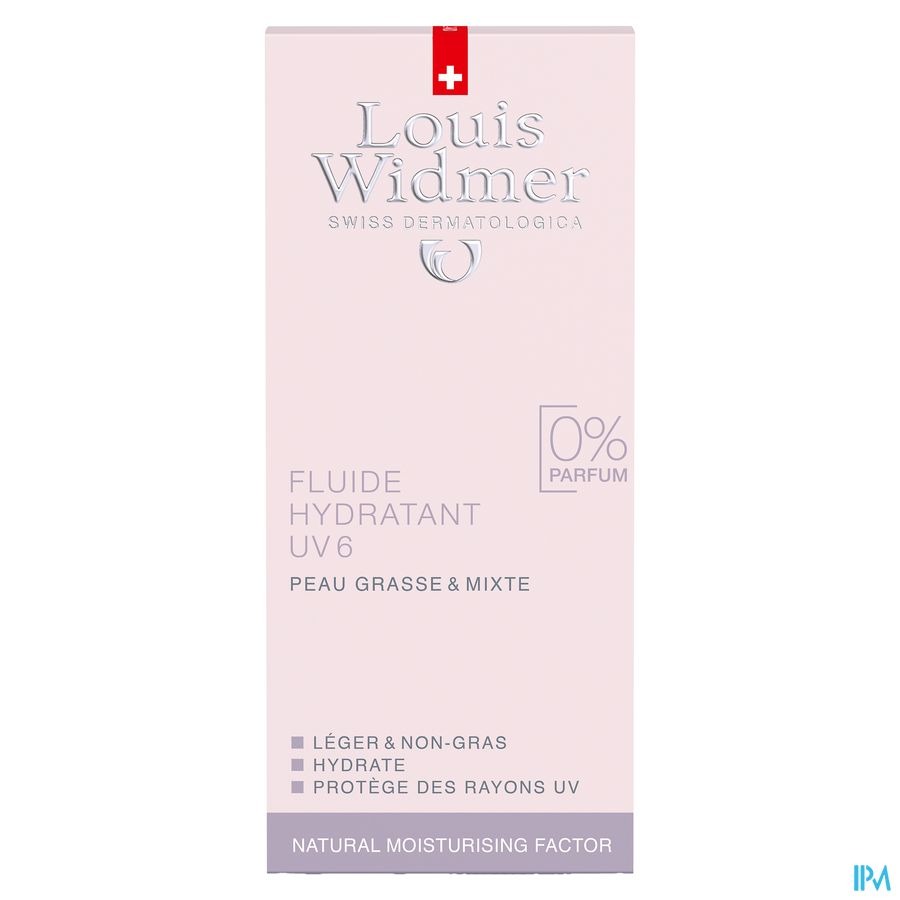 Louis Widmer Fluide Hydratant UV6 Sans Parfum 50ml