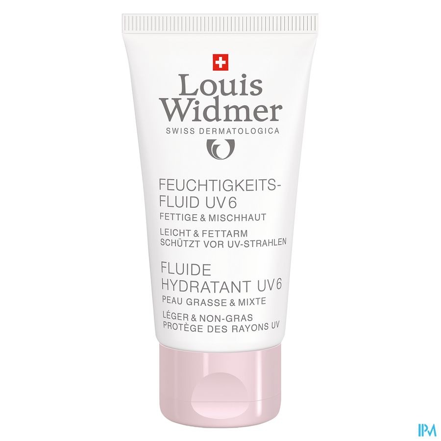 Louis Widmer Fluide Hydratant UV6 Sans Parfum 50ml