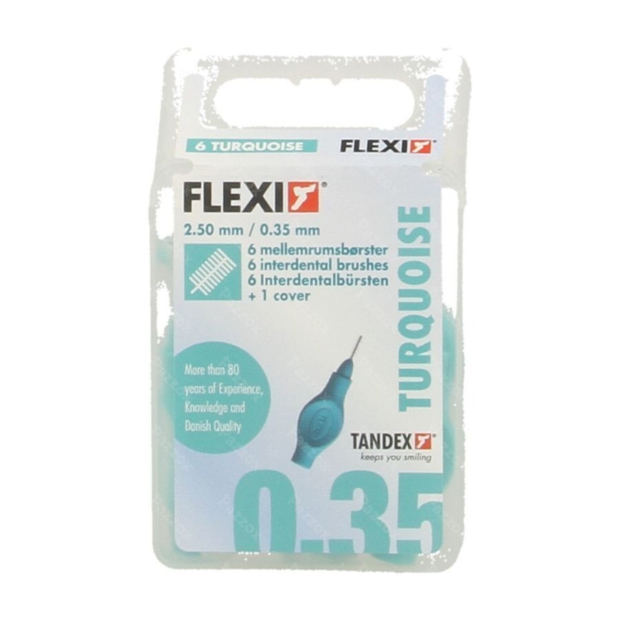 Flexi Turquoise Brossette Extra Micro Fine 6
