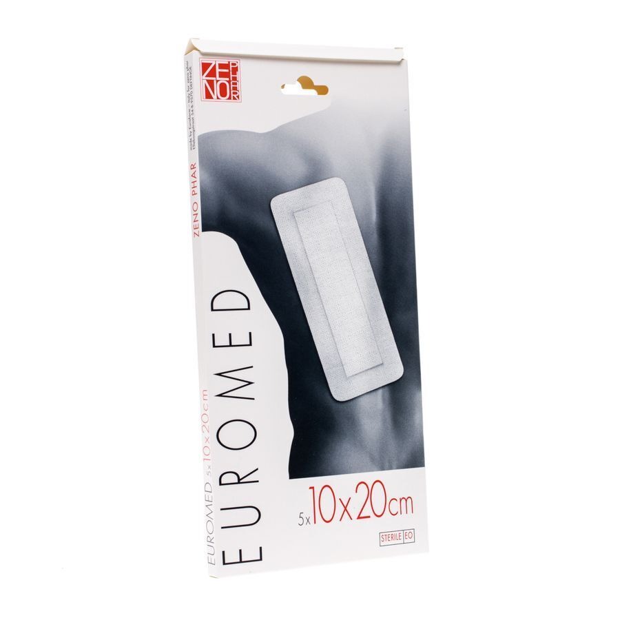 Euromed 10x20cm 5 Pansement D'ile Steril
