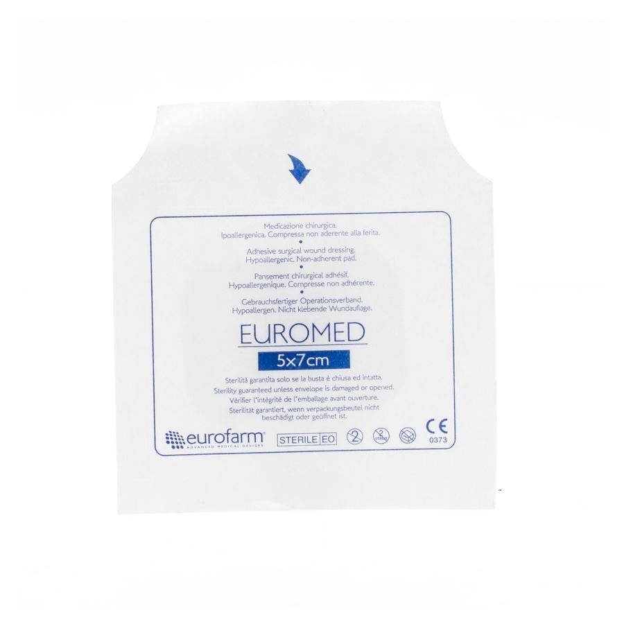 Euromed 5x 7cm 1 Pansement D'ile Steril